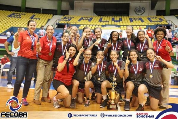 Costa Rica consigue podio en Centroamericano de Baloncesto y clasifica al Centrobasket