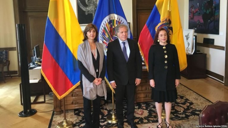 OEA recibe a cancilleres de Ecuador, Colombia y Guatemala