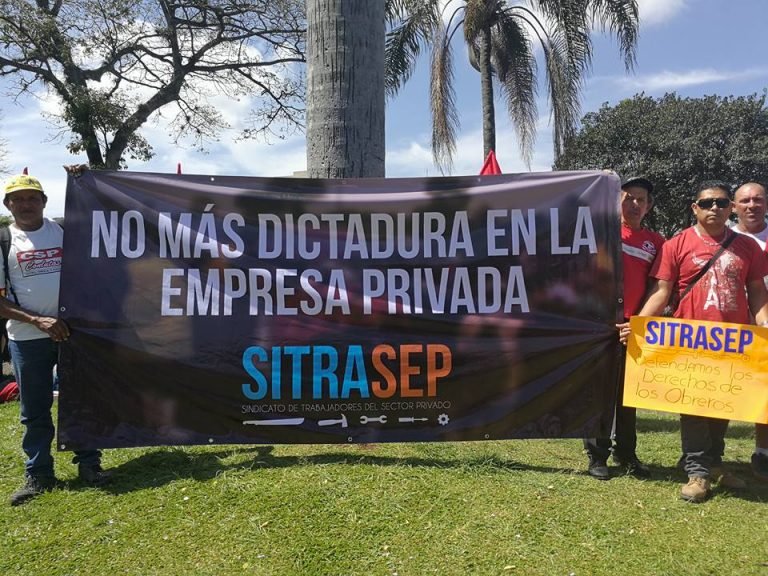 Sitrasep: Carlos Alvarado viene con un plan de seguir golpeando duramente a las personas trabajadoras