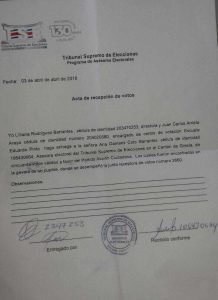 Encuentran 50 papeletas marcadas en escuela de Grecia