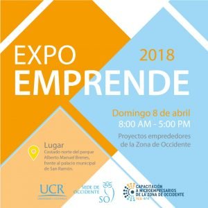 Feria Regional Expo Emprende 2018 los espera en San Ramón