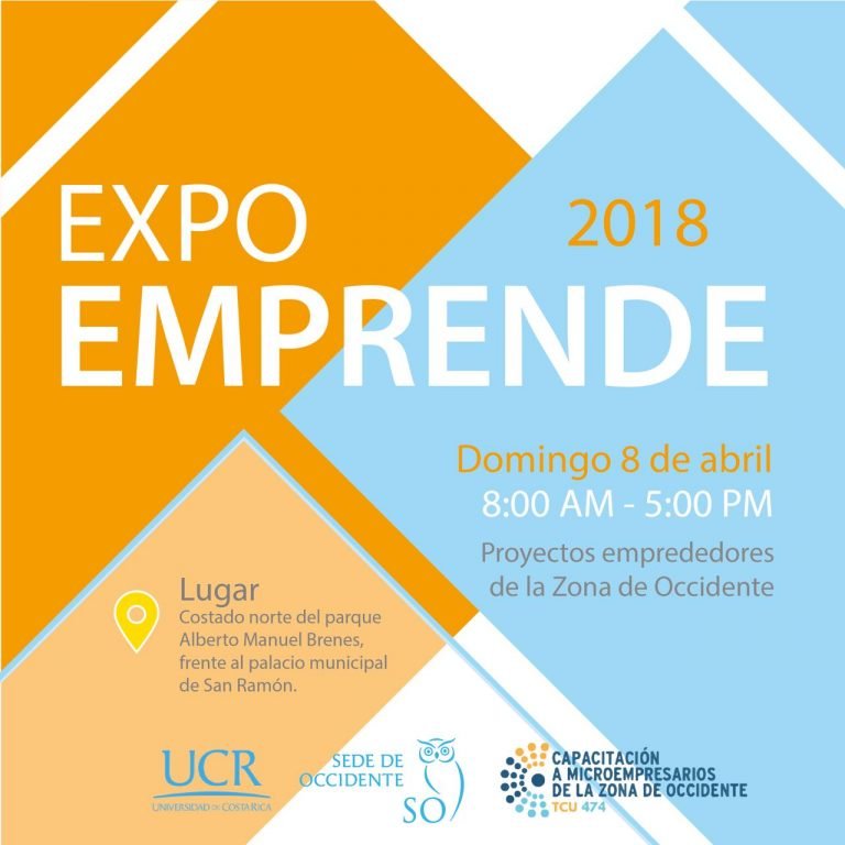 Feria Regional Expo Emprende 2018 los espera en San Ramón