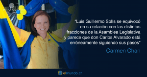 Carmen Chan: “El próximo gobierno del PAC debe dejar de imponer sus deseos a la fuerza”