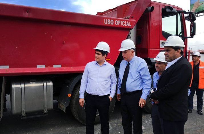 Presidente supervisa trabajos para agilizar tránsito en Santo Domingo de Heredia