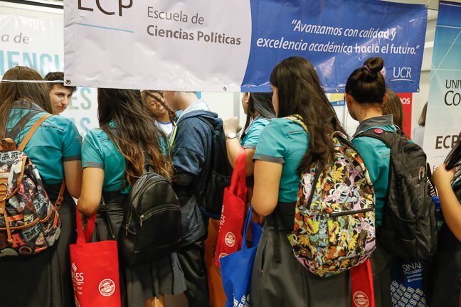 Expo Calidad 2018 permite a colegiales tener contacto con carreras acreditadas por Sinaes