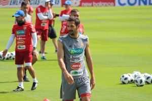 Celso Borges se incorpora a los entrenamientos de la Tricolor