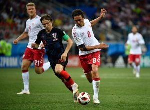 Croacia y Dinamarca empatan 1-1 y llevan el juego a tiempos extras