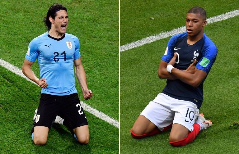 Con Cavani en duda, Francia y Uruguay se citan en Nizhni por un lugar en semis