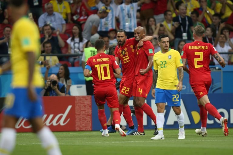 Bélgica derrota 2-1 a Brasil y lo deja fuera del Mundial de Rusia 2018