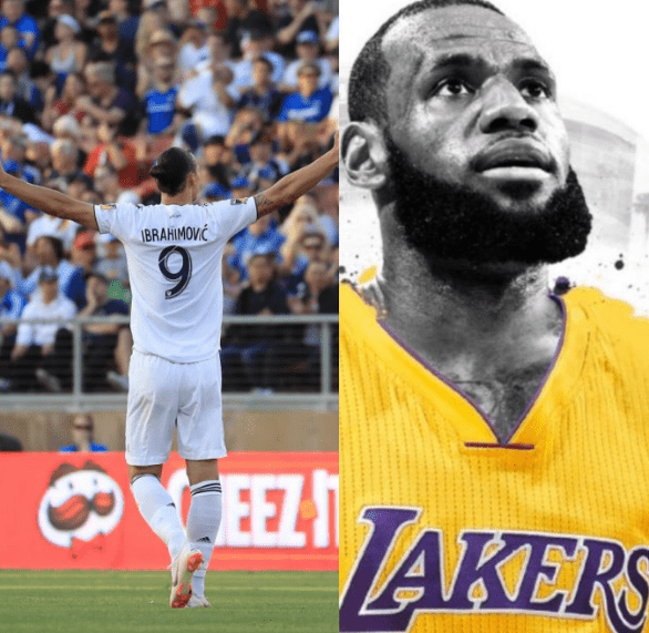 Ibrahimovic a LeBron: Ahora, la ciudad de Los Ángeles tiene a Dios y al Rey
