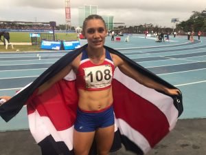Andrea Vargas logra el primer oro para Costa Rica en los Centroamericanos