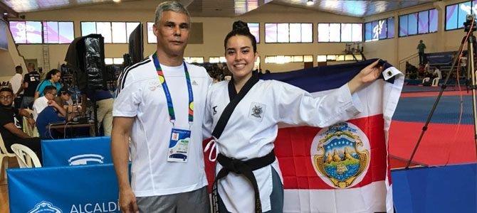 Primera medalla Costarricense en JCC llega por medio del Taekwondo