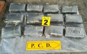 PCD descubre carga de droga en interior de chimbos de furgón