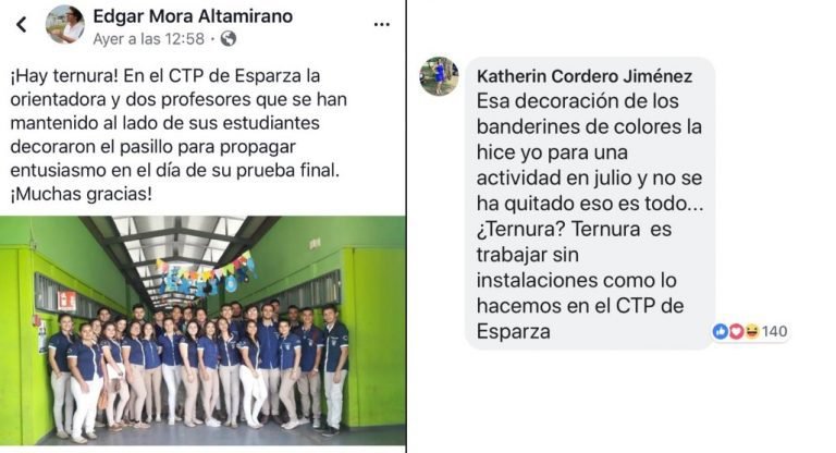 “Ternura es trabajar sin instalaciones” desmienten comentario a ministro de Educación