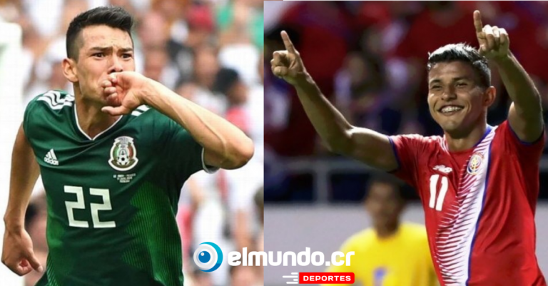 México y Costa Rica disputarán esta noche el Clásico de la Concacaf