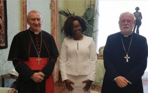 Epsy Campbell conversa en la Santa Sede sobre Jornada Mundial de la Juventud y situación en Nicaragua
