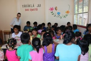 Fiscalía de Asuntos Indígenas organizó donaciones para escuela del sector de Alto Chirripó