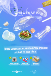 Campaña busca concientizar sobre uso innecesario del plástico de un solo uso