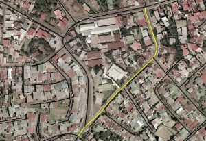 Municipalidad de Desamparados inició intervención vial en el sector de Calle Fallas