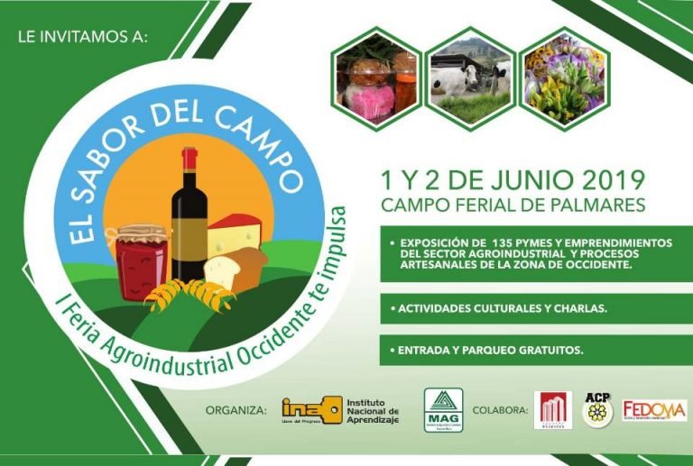 Palmares será sede de la primera Feria Agroindustrial de la región