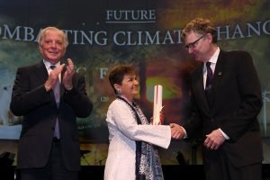 Christiana Figueres recibió el premio Dan David por su lucha contra el cambio climático