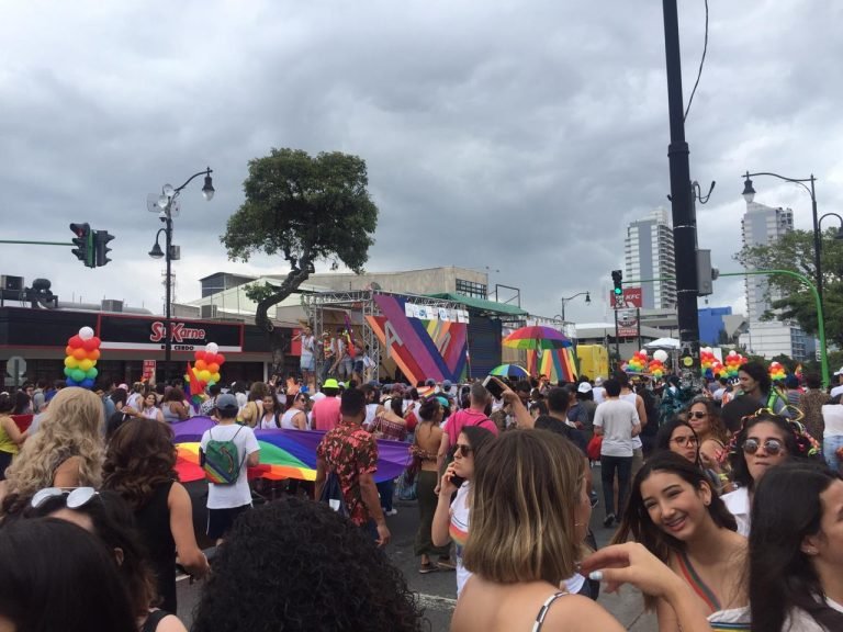 Miles de personas participan en la décima edición de la Marcha del Orgullo LGBTI