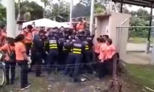 Vídeo muestra como Fuerza Pública reprime estudiantes