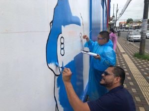 Limón se une con mural inspirado en la superación