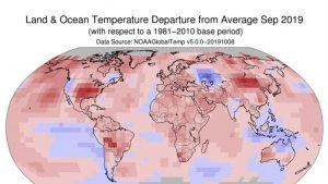 La Tierra se encamina a su segundo año más caluroso del que se tenga registro