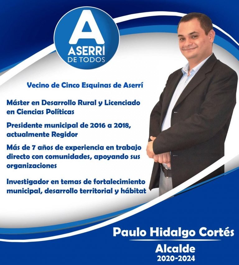 Error en inscripción dejaría fuera a candidato de Coalición Aserrí de Todos