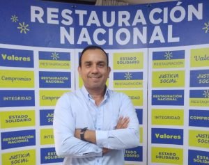 Marvin Castillo es el candidato alcalde por Restauración Nacional en San Ramón