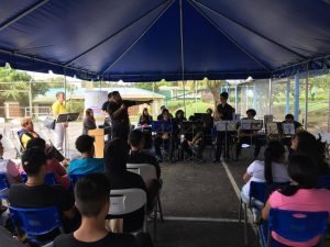 Jóvenes músicos rompieron la rutina en centro penal juvenil