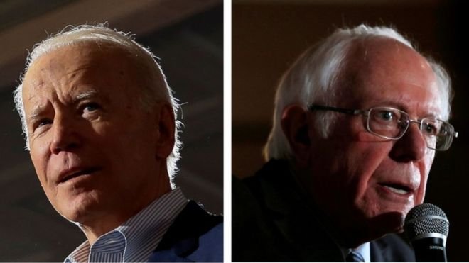 Joe Biden aventaja a Bernie Sanders en la carrera demócrata hacia la presidencia de EEUU