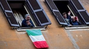 En Italia hay 345 muertos en un solo día