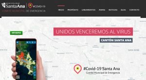 Municipalidad de Santa Ana lanza portal web sobre el COVID-19