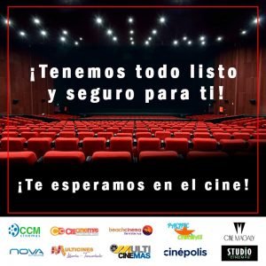 Resumen de las medidas aplicarían los cines a partir de que reinicien operaciones