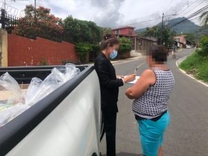 Escazuceños pueden ver a través de plataforma web lugares donde son entregados paquetes de alimentos