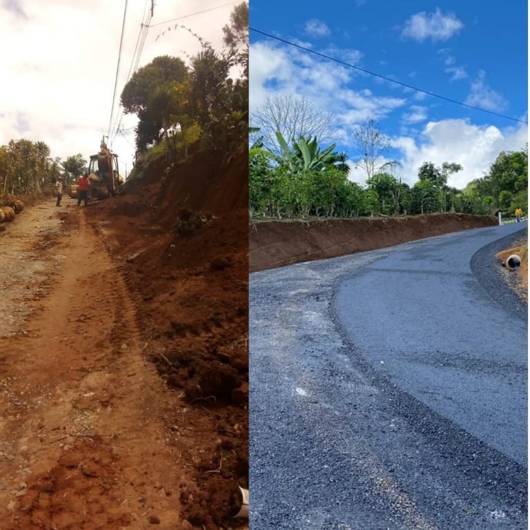 Más de mil familias de comunidades de Turrialba estrenan caminos asfaltados