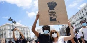 Madrid se une a las protestas contra el racismo y la brutalidad policial