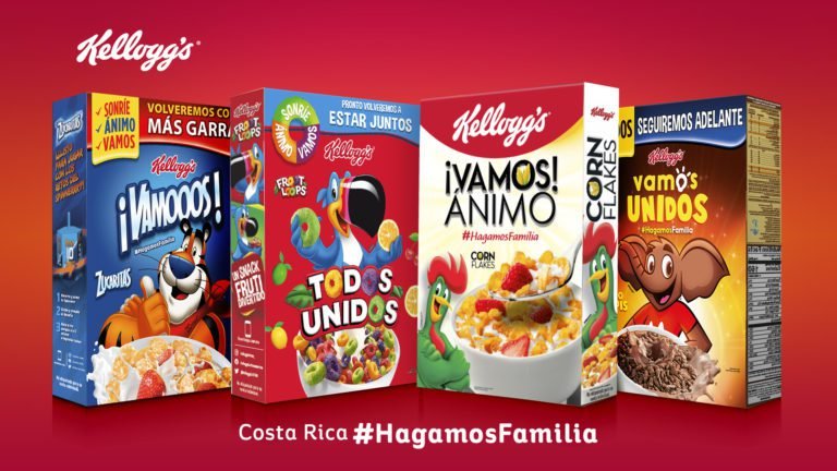 Kellogg’s lanza edición de cajas con mensajes de aliento para sus consumidores en Costa Rica