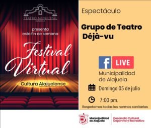 El Festival Virtual de Cultura Alajuelense continúa