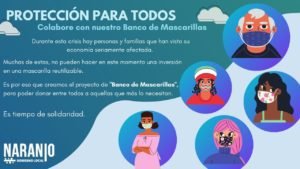 Naranjo crea un “Banco de Mascarillas” para ayudar a personas de escasos recursos