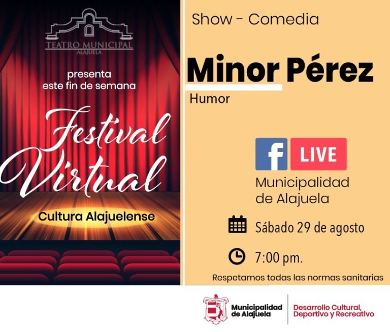 El Festival Virtual de Cultura Alajuelense nos trae música y comedia