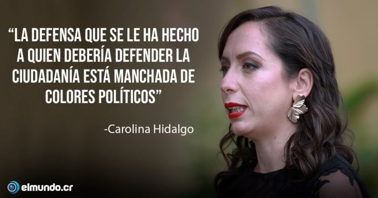 Carolina Hidalgo: Quienes defienden a la defensora lograron su objetivo