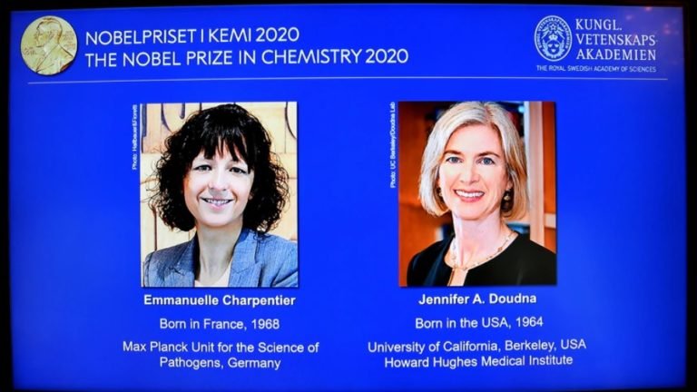 Dos científicas ganan el Premio Nobel de Química 2020