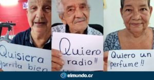 Hogar de ancianos de Las Juntas de Abangares organiza campaña para cumplir deseos a sus adultos mayores