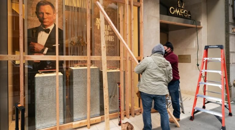 Protegen negocios en EE.UU. por temor a disturbios