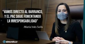 La situación económica del país arde pero el gobierno sigue de fiesta, advierte Solís