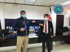 Embajada de China dona 7.5 millones de colones en productos para la Policía