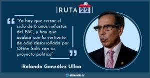 Ya hay que cerrar el ciclo de 8 años nefastos del PAC, apunta Rolando González